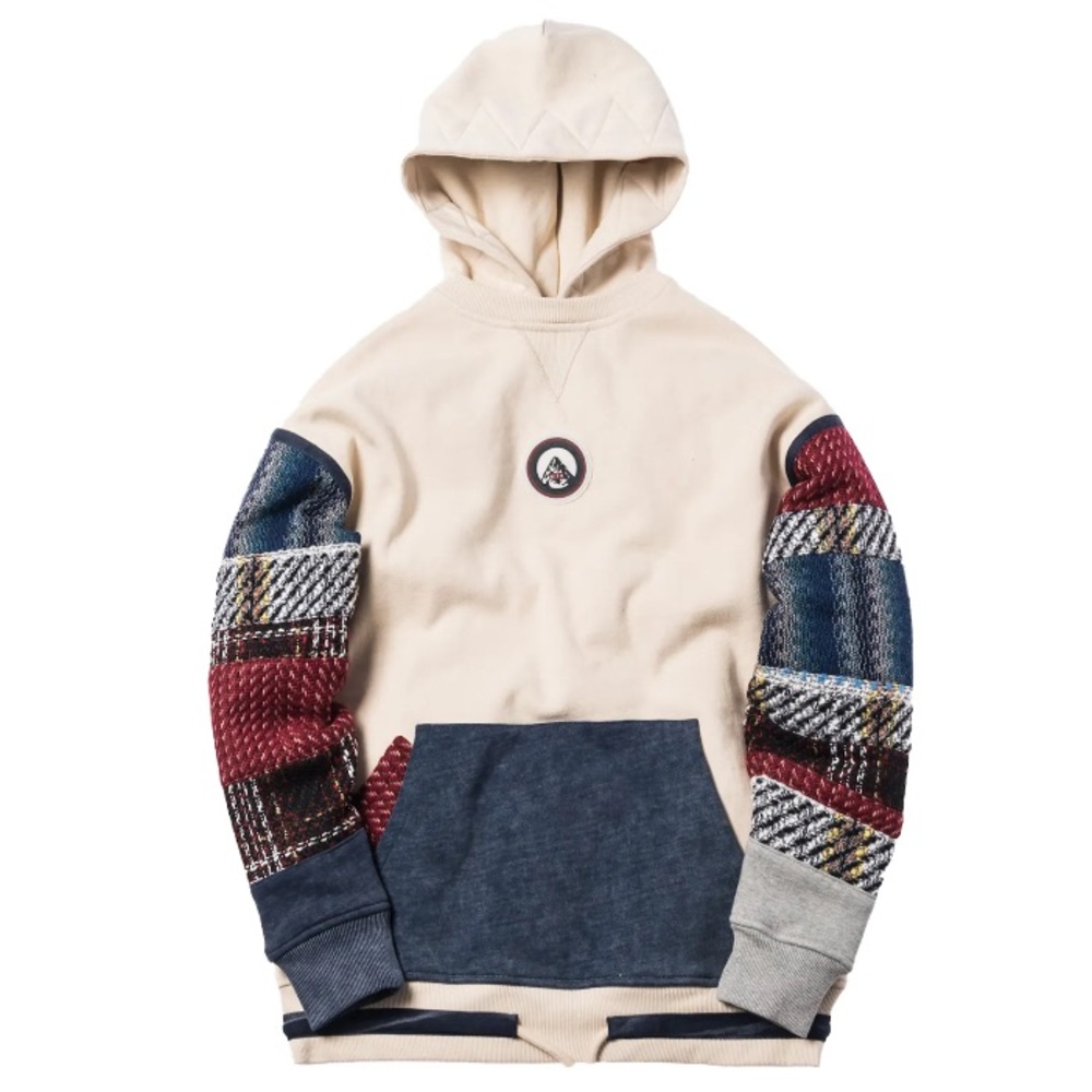 Kith Williams Patchwork Hoodie - Medium- White - Used
